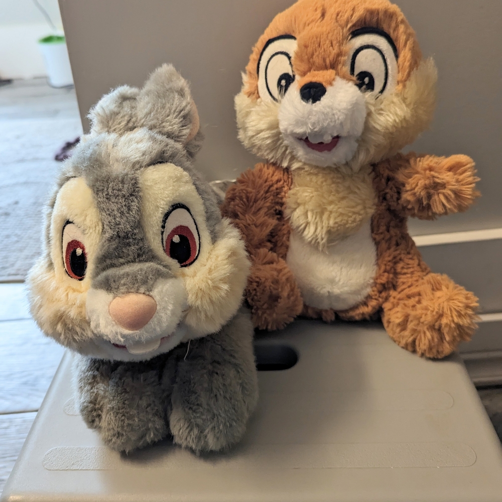 Disney Store Official Characters. Disney Thumper & Dale.